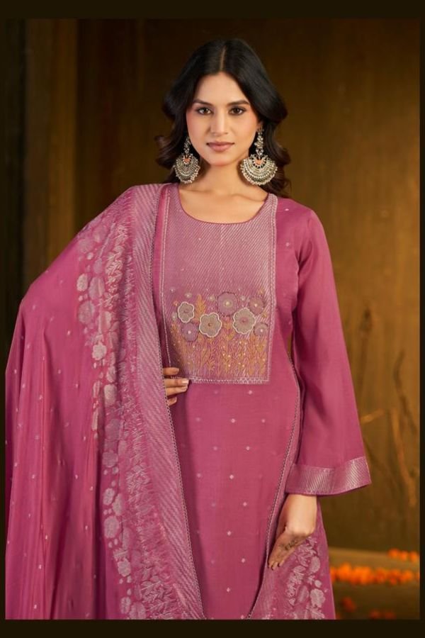 Ibiza Lifestyle Inara Pure Banarasi Silk Ladies Suit 5271