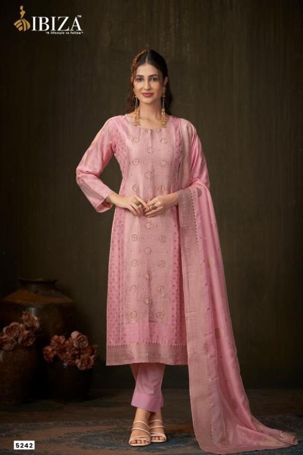 Ibiza Lifestyle Samia 5 Pure Banglory Silk Ladies Suit 5242
