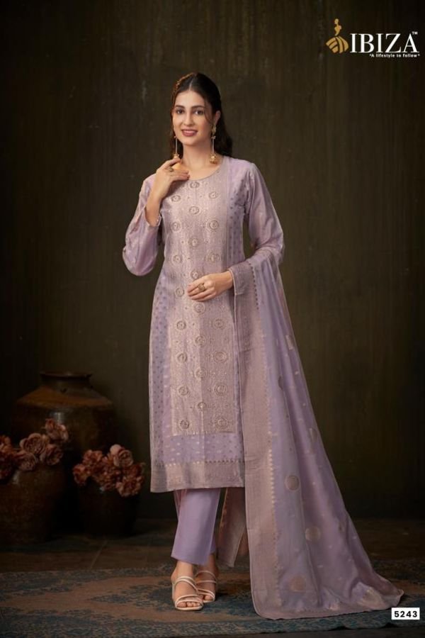 Ibiza Lifestyle Samia 5 Pure Banglory Silk Ladies Suit 5243