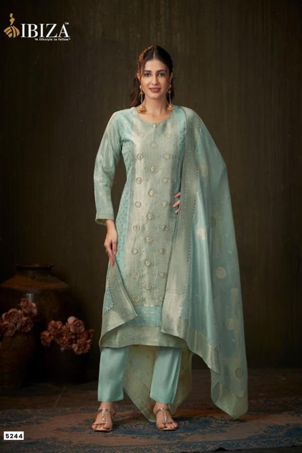 Ibiza Lifestyle Samia 5 Pure Banglory Silk Ladies Suit 5244