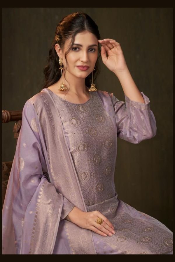 Ibiza Lifestyle Samia 5 Pure Banglory Silk Ladies Suit 5243