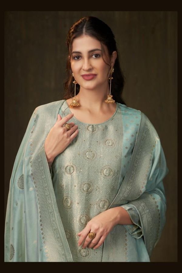 Ibiza Lifestyle Samia 5 Pure Banglory Silk Ladies Suit 5244
