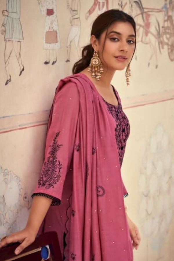 Jay Vijay Prints Dorika 2 Premium Malai Chanderi Suit 11421