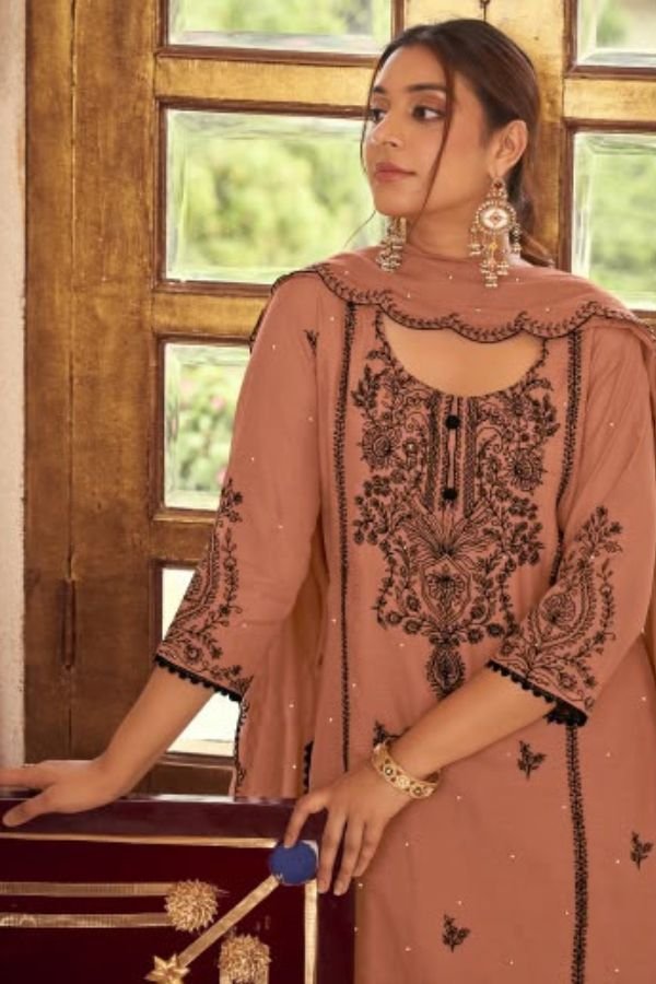 Jay Vijay Prints Dorika 2 Premium Malai Chanderi Suits 11422