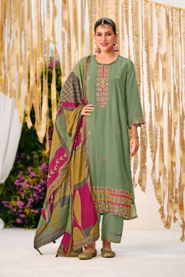 Jay Vijay Prints Nainaksh Muslin Ladies Suit 10491