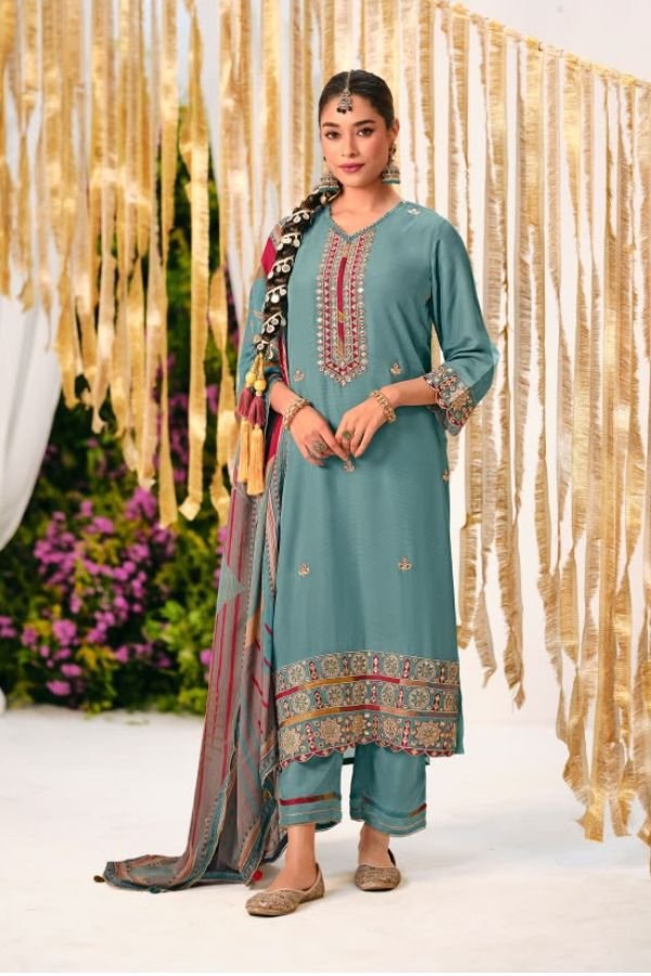 Jay Vijay Prints Nainaksh Muslin Ladies Suit 10493