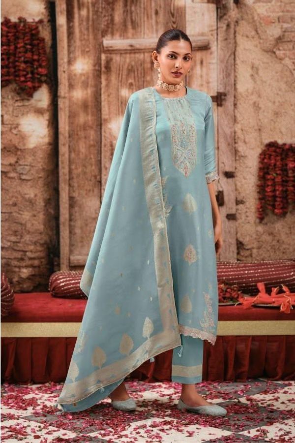 Jay Vijay Prints Nirjara Premium Bemberg Giraffe Ladies Suit 11382