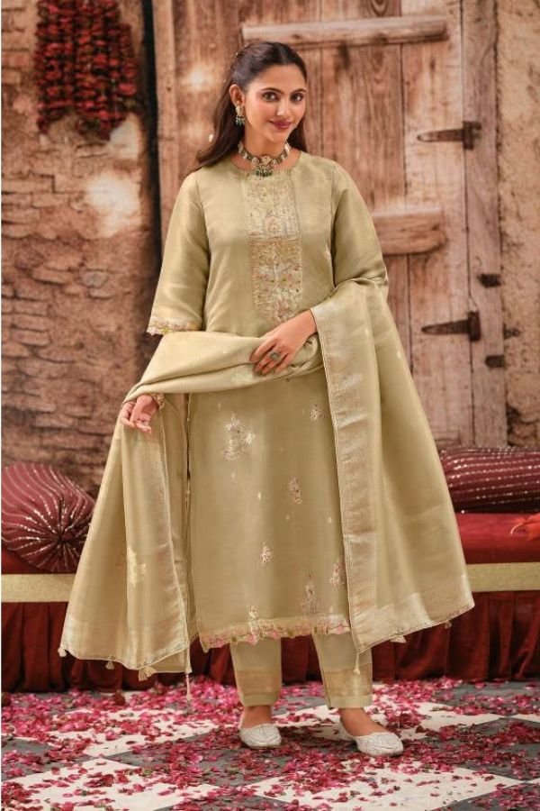 Jay Vijay Prints Nirjara Premium Bemberg Giraffe Ladies Suit 11383
