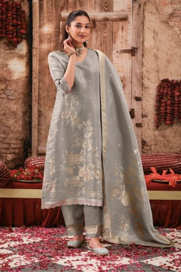 Jay Vijay Prints Nirjara Premium Bemberg Giraffe Ladies Suit 11385