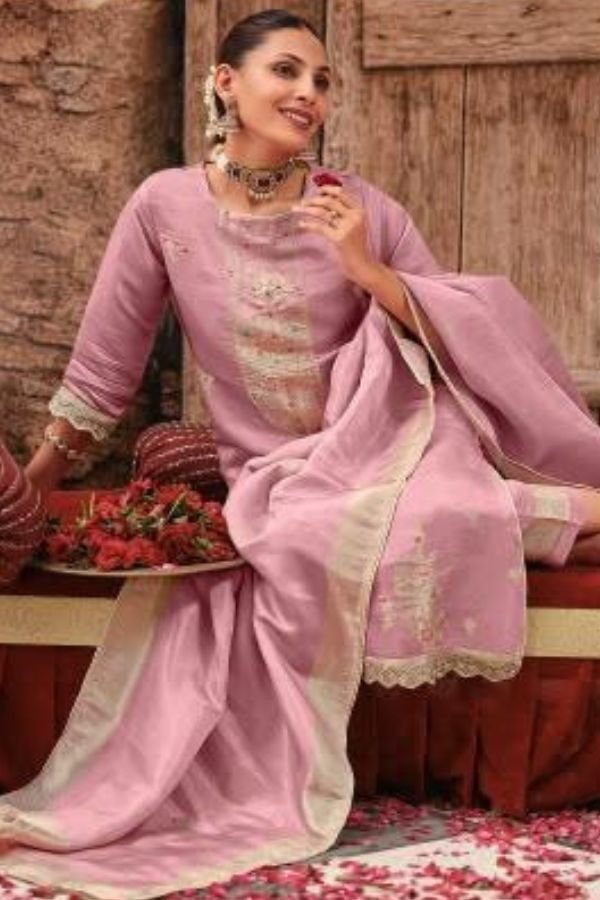 Jay Vijay Prints Nirjara Premium Bemberg Giraffe Ladies Suit 11381