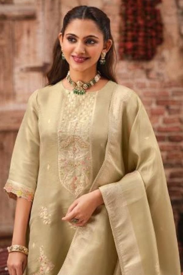 Jay Vijay Prints Nirjara Premium Bemberg Giraffe Ladies Suit 11383