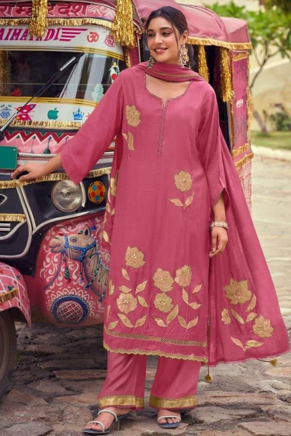 Jay Vijay Prints Pravika Pure Bemberg Muslin Silk Suit 3345-B