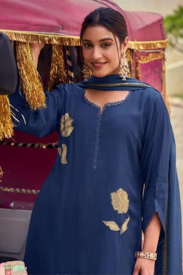 Jay Vijay Prints Pravika Pure Bemberg Muslin Silk Suit 3345-A