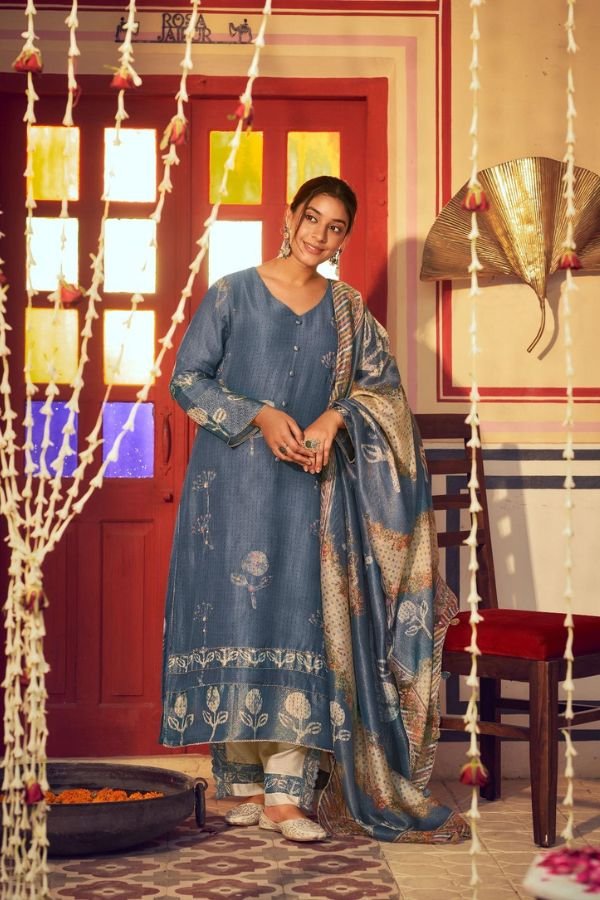 Jay Vijay Prints Roshandaan Premium Mal Chanderi Suit 11312
