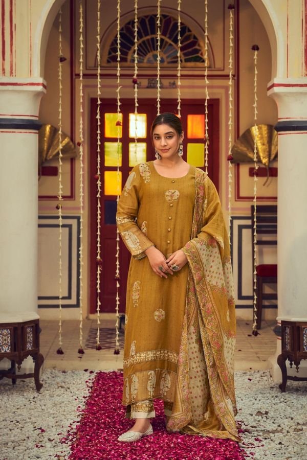 Jay Vijay Prints Roshandaan Premium Mal Chanderi Suit 11313