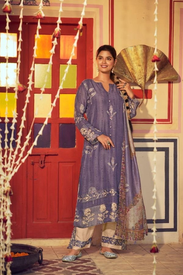 Jay Vijay Prints Roshandaan Premium Mal Chanderi Suit 11314