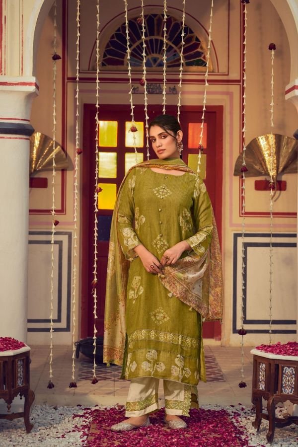 Jay Vijay Prints Roshandaan Premium Mal Chanderi Suit 11315