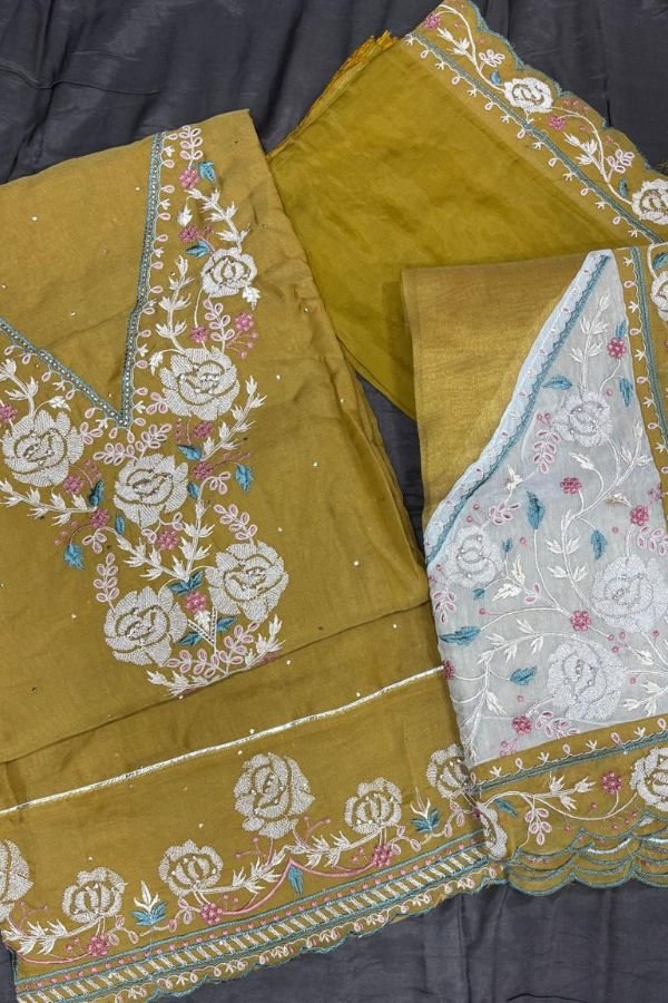 Jay Vijay Prints Veshaa Premium Mal Chanderi Suit 3331-A