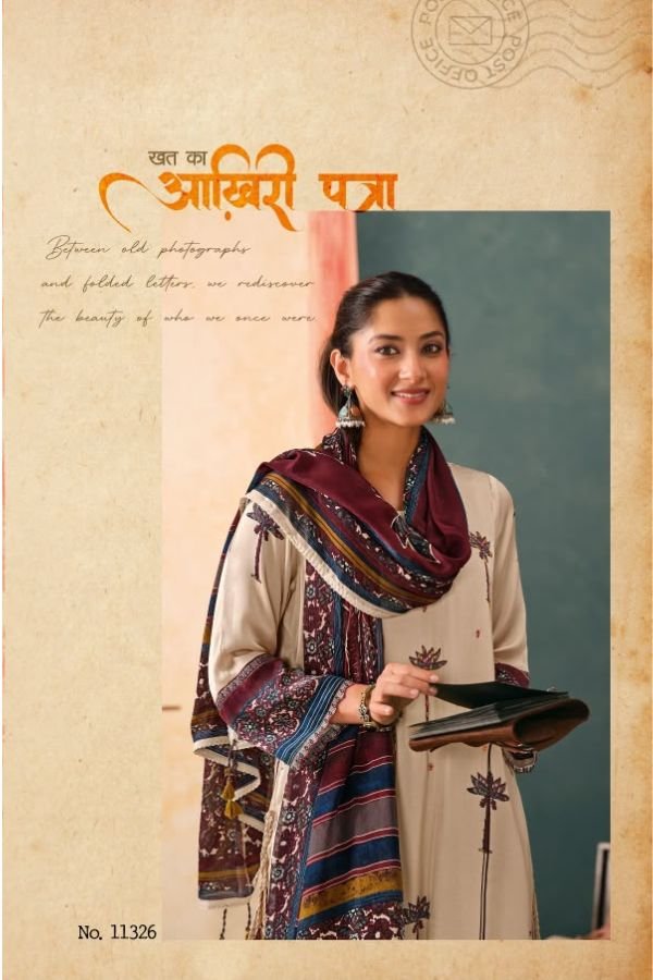 Jay Vijay Prints Yaadon Ke Dhaage Satin Silk Suit 11326