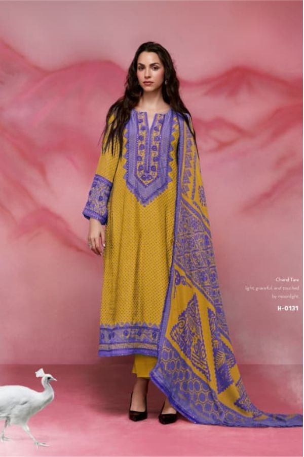 Kimora Fashion Heer Chand Tare 2 Pure Muslin Suit H-0131