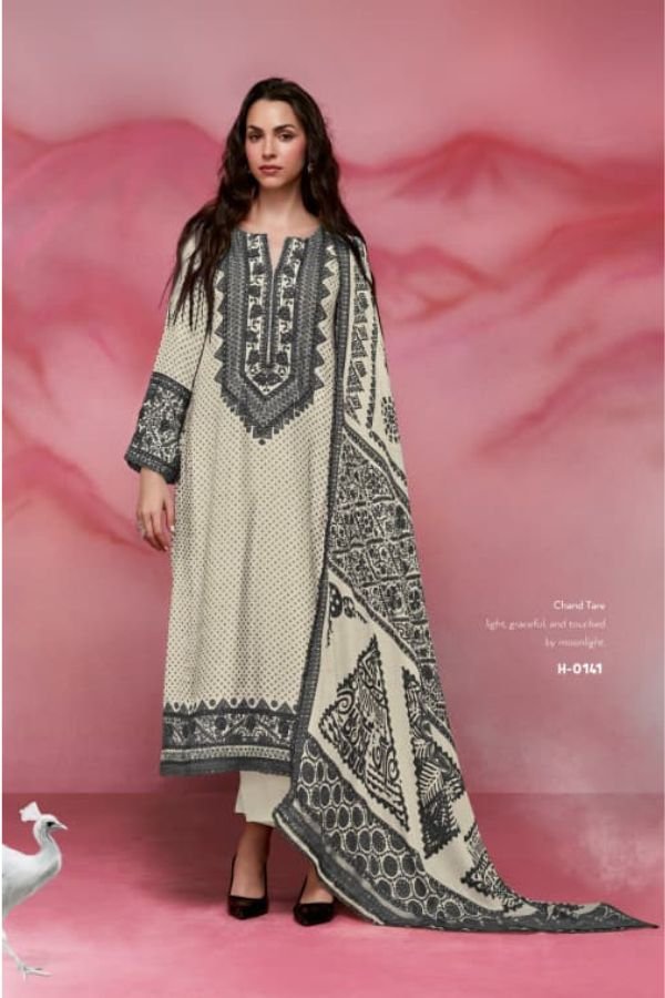 Kimora Fashion Heer Chand Tare 3 Pure Muslin Suit H-0141