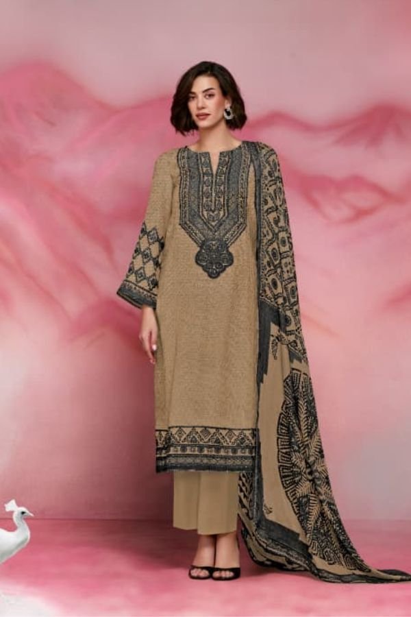Kimora Fashion Heer Chand Tare 3 Pure Muslin Suit H-0143