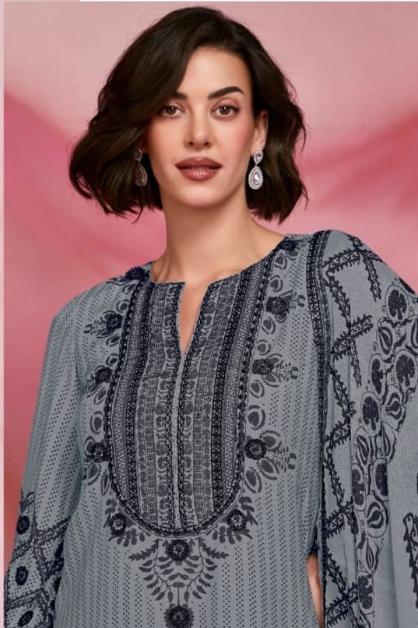 Kimora Fashion Heer Chand Tare 3 Pure Muslin Suit H-0142