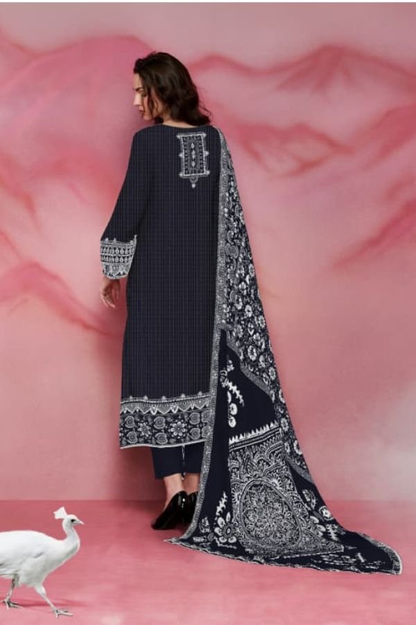 Kimora Fashion Heer Chand Tare 3 Pure Muslin Suit H-0144