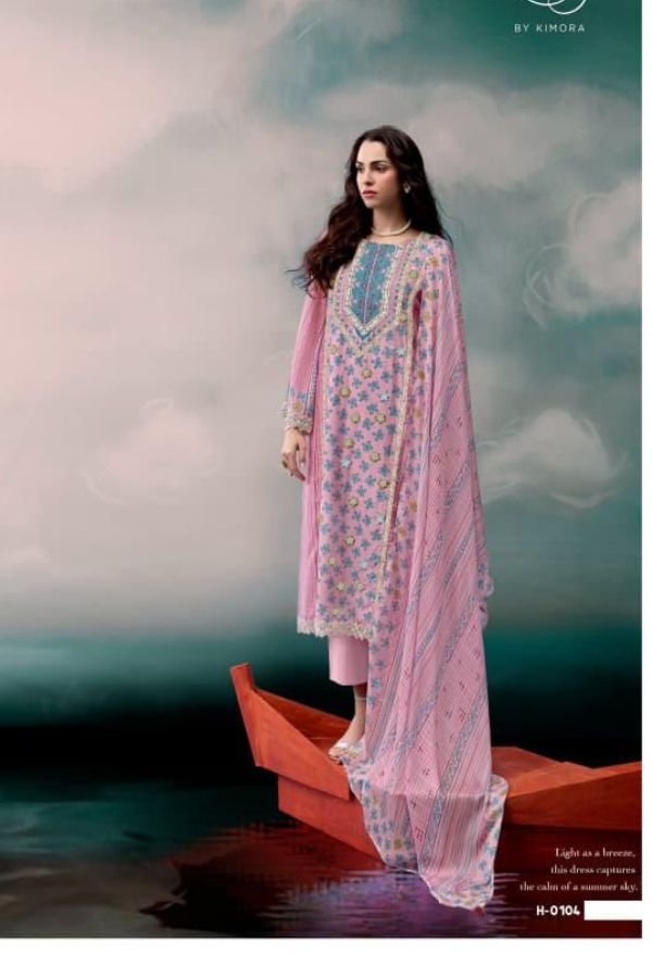 Kimora Fashion Heer Fairytales Pure Muslin Suit H-0104