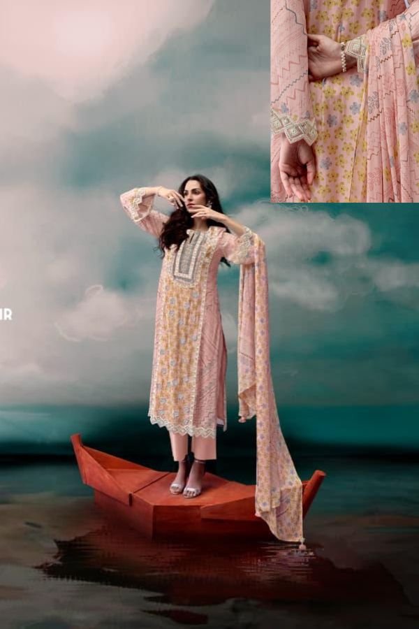 Kimora Fashion Heer Fairytales Pure Muslin Suit H-0101