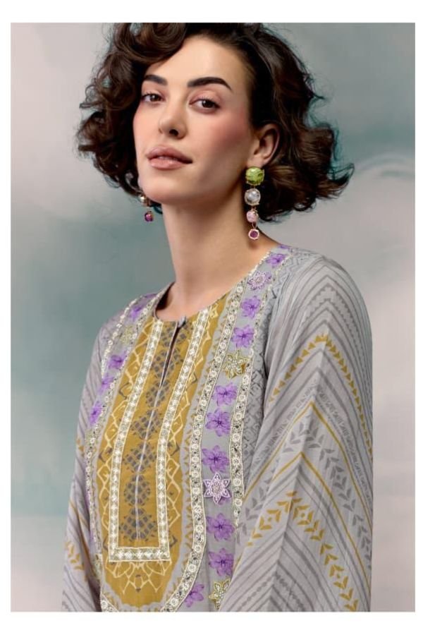Kimora Fashion Heer Fairytales Pure Muslin Suit H-0102