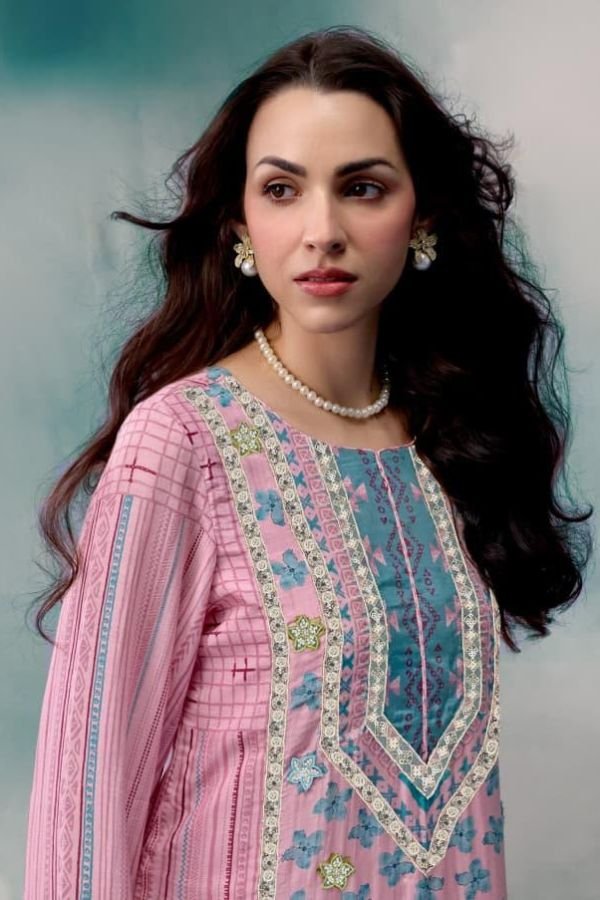 Kimora Fashion Heer Fairytales Pure Muslin Suit H-0104