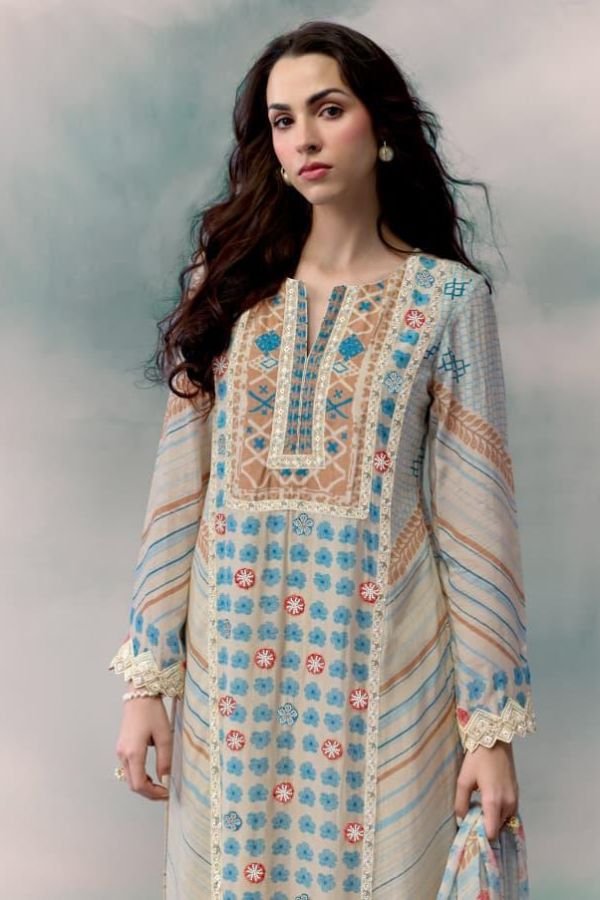 Kimora Fashion Heer Fairytales Pure Muslin Suit H-0105