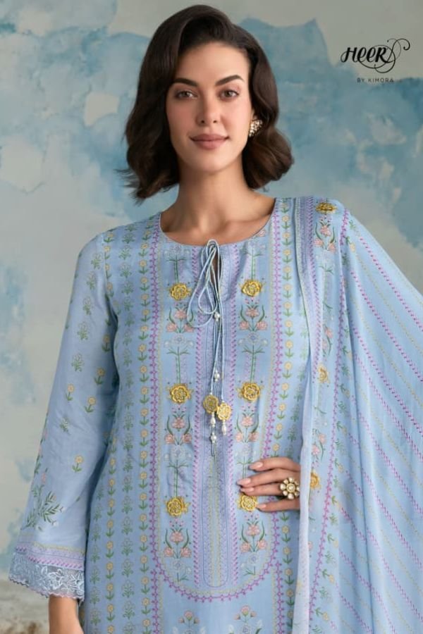 Kimora Fashion Heer Timeless Muslin Salwar Suit H-0174