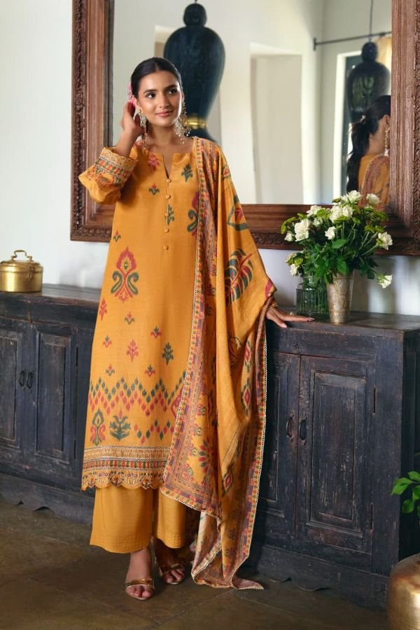 Kimora Fashion Khushiyan Pure Muslin Ladies Suit 2443