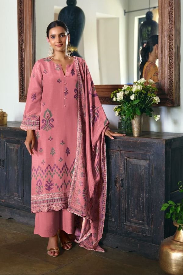 Kimora Fashion Khushiyan Pure Muslin Ladies Suit 2445