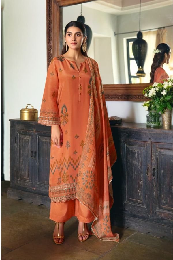 Kimora Fashion Khushiyan Pure Muslin Ladies Suit 2446