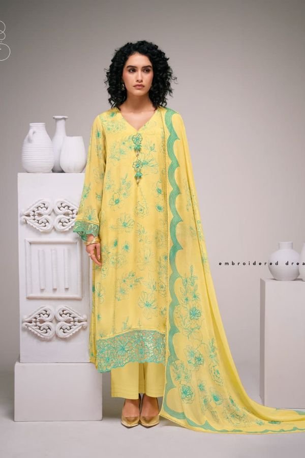 Kimora Fashion Sohni Elira Pure Chinnon Suit 961