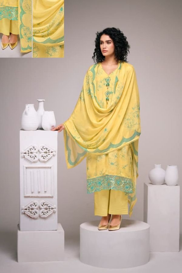 Kimora Fashion Sohni Elira Pure Chinnon Suit 961