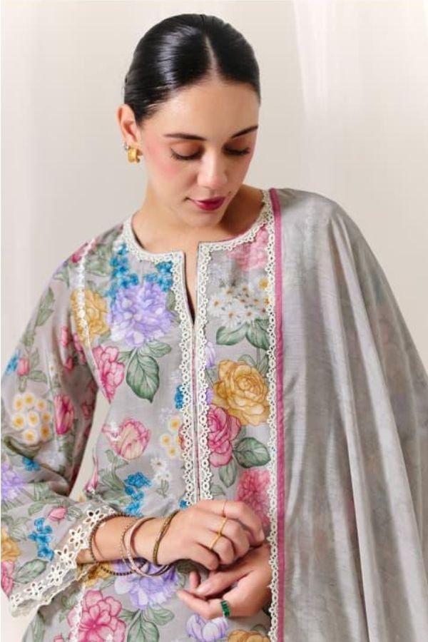 Kimora Fashion Sohni Rosa Pure Muslin Ladies Suit 993