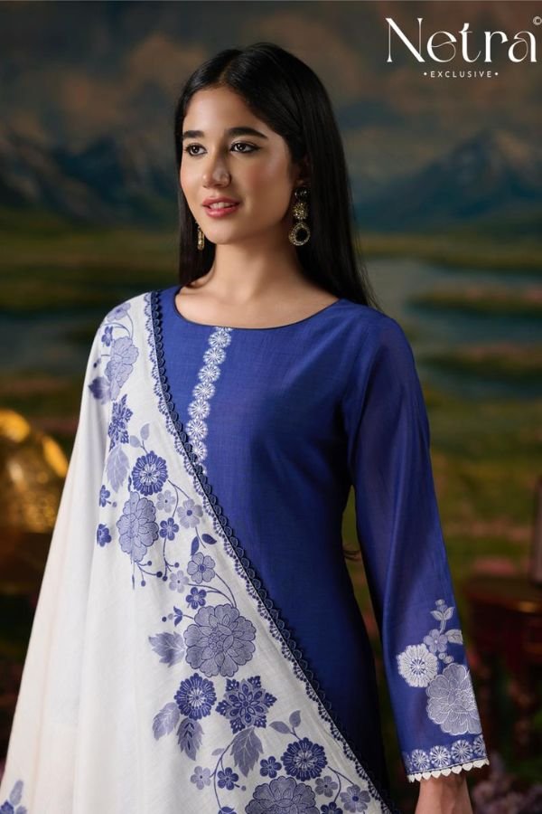 Netra Exclusive Suman Pure Jamdani Suit NE-C 2186 A