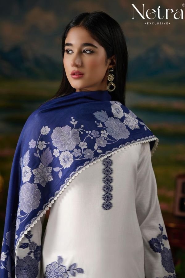 Netra Exclusive Suman Pure Jamdani Suit NE-C 2186 B