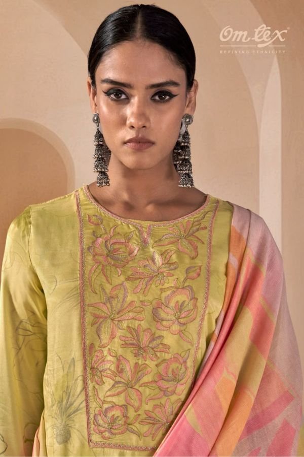 Omtex Afseen Muslin Silk Ladies Suit 15431-A