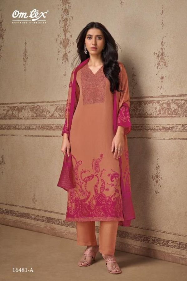 Omtex Elora Organza Ladies Suit 16481-A