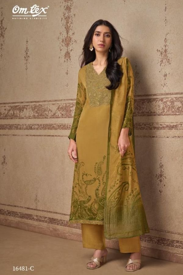 Omtex Elora Organza Ladies Suit 16481-C