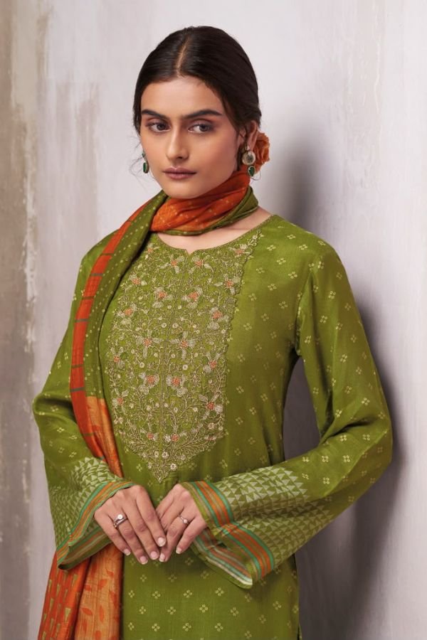 Omtex Ginevra Muslin Silk Ladies Suit 15941-C