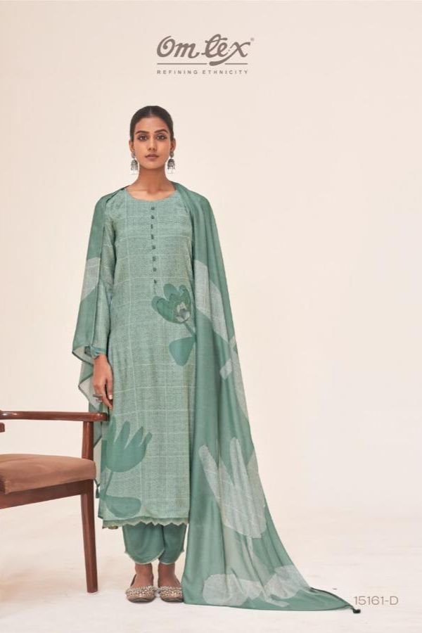 Omtex Hastkala Muslin Ladies Salwar Suit 15161 D