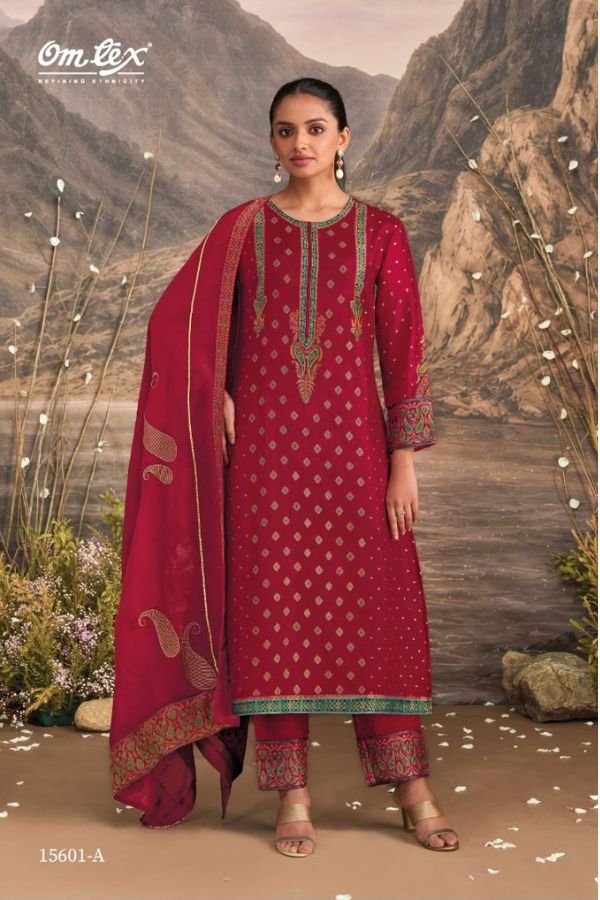 Omtex Jimena Silk Ladies Suit 15601-A