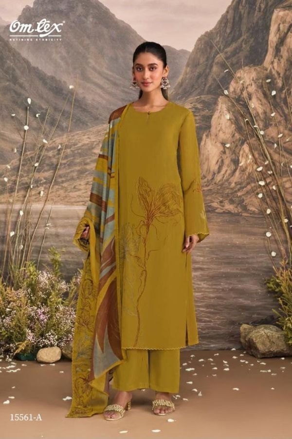 Omtex Murphy Organza Embroidered Ladies Suit 15561-A