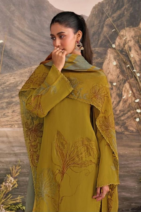 Omtex Murphy Organza Embroidered Ladies Suit 15561-A